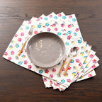Rainbow Paw Print Kitchen Linens Set