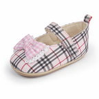 Baby Girls’ Soft First-Step Shoes – 0–12 Months