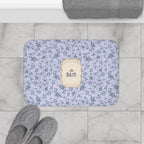 Le Bain LILAC Floral Bath Mat | Elegant French Bathroom Decor