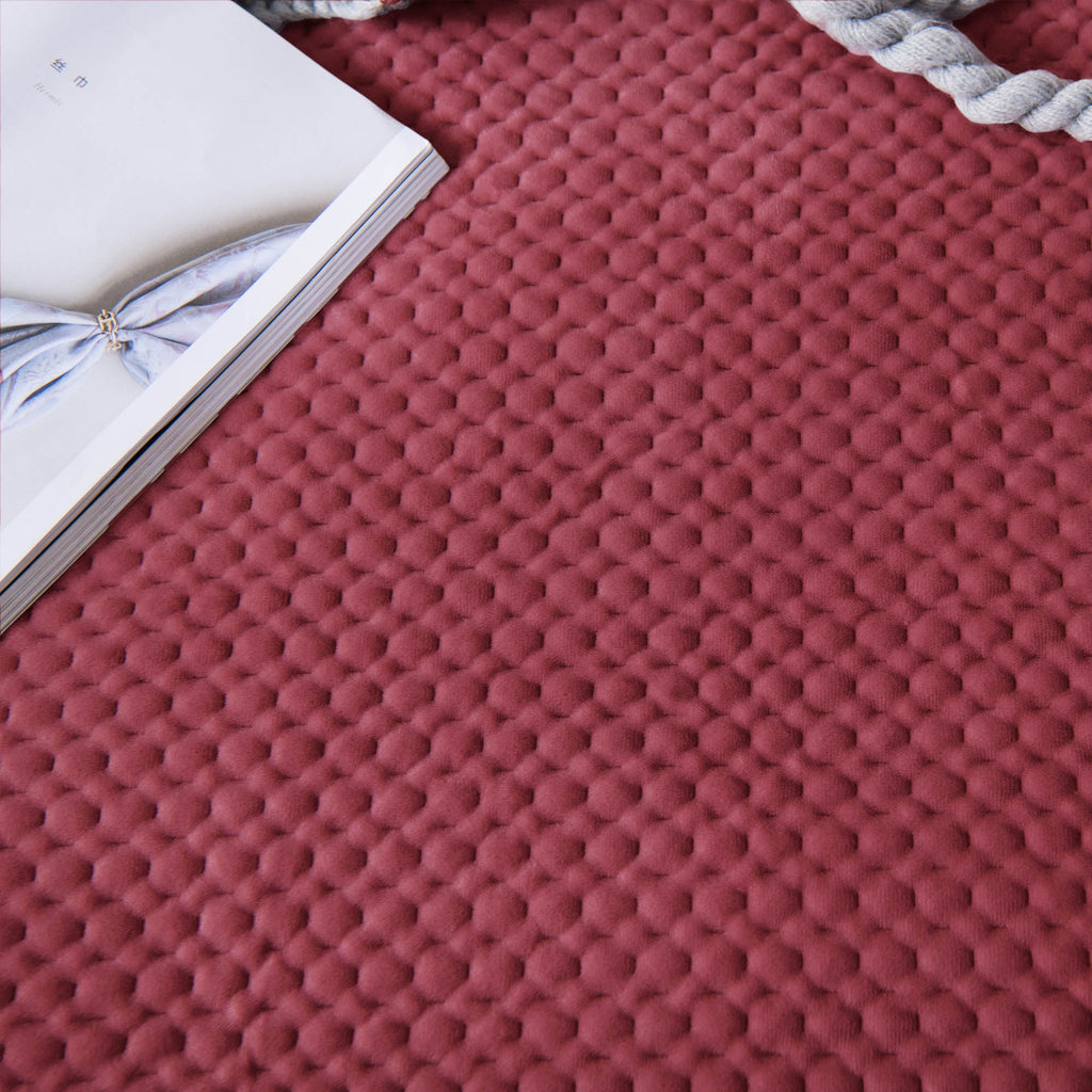 Kasentex Lightweight Plush Velvet Quilt Set Queen/King - Soft All Season Bedspread Coverlet