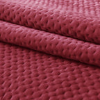 Kasentex Lightweight Plush Velvet Quilt Set Queen/King - Soft All Season Bedspread Coverlet