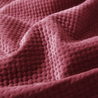 Kasentex Lightweight Plush Velvet Quilt Set Queen/King - Soft All Season Bedspread Coverlet