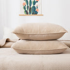 Kasentex Lightweight Plush Velvet Quilt Set Queen/King - Soft All Season Bedspread Coverlet