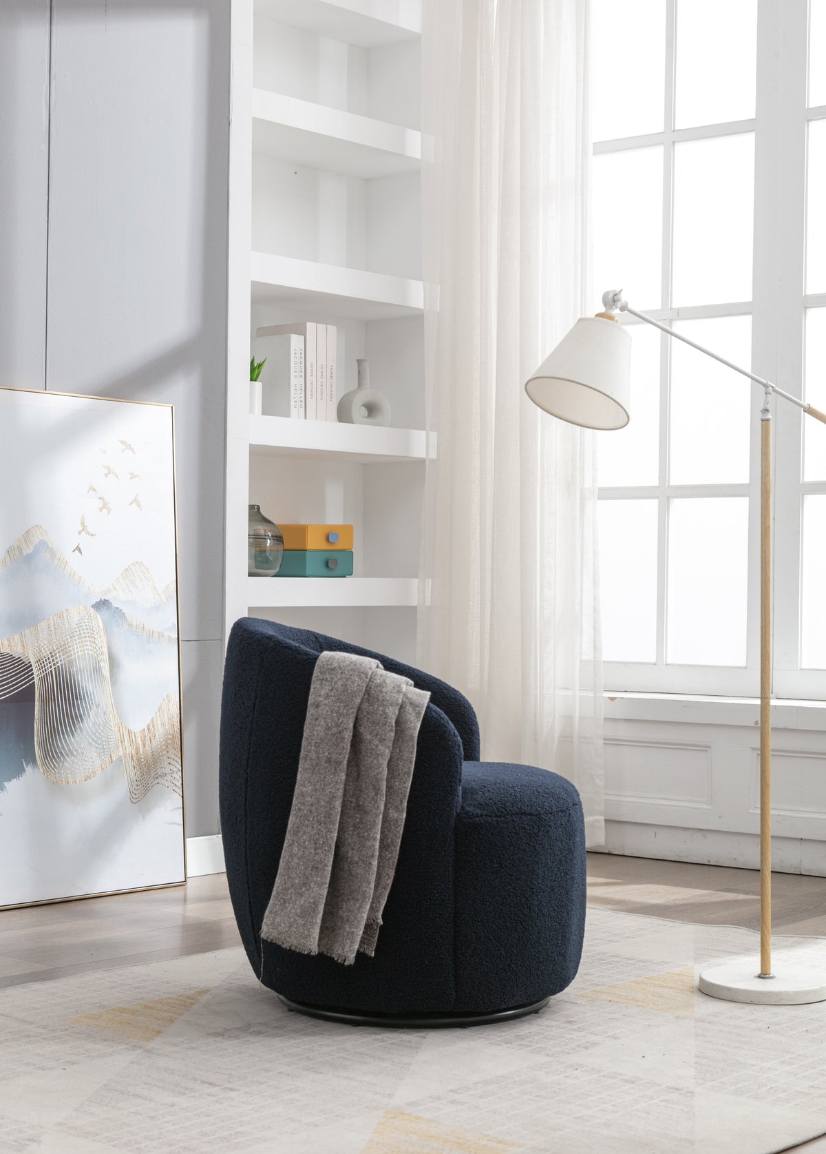 Luxe Velvet Tufted Accent Chair with Gold Metal Legs