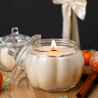 Pumpkin Glass Soy Candle