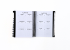 2026-2027 Black Leather Look Daily Planner