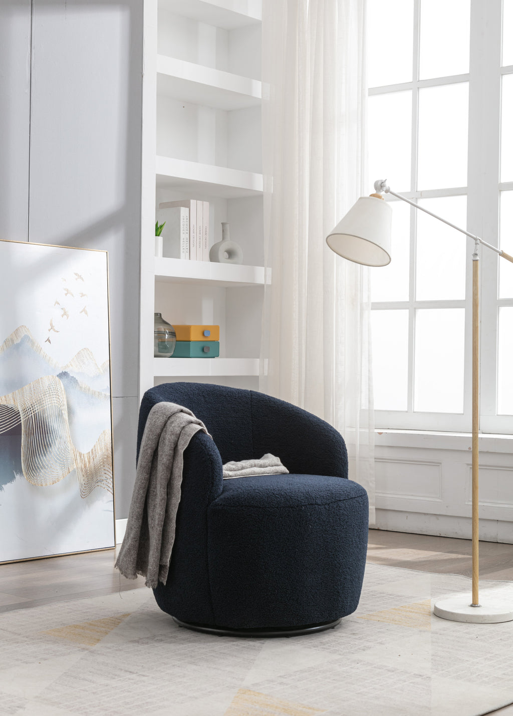 Luxe Velvet Tufted Accent Chair with Gold Metal Legs
