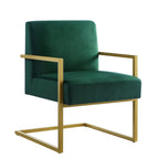 Modern Velvet Accent Chair