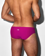 Men’s Raspberry Pink Low-Rise Swim Brief