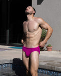 Men’s Raspberry Pink Low-Rise Swim Brief