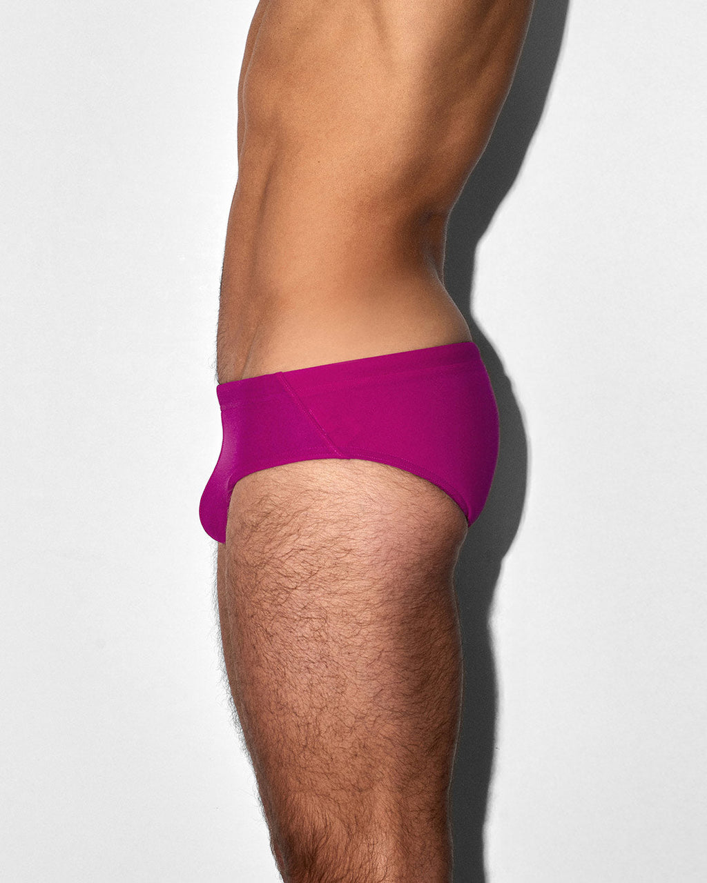 Men’s Raspberry Pink Low-Rise Swim Brief