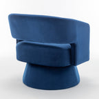 Velvet 360° Swivel Barrel Accent Chair