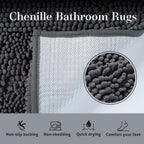 Kasentex Soft Absorbent Non-Slip Bath Rug