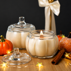 Pumpkin Glass Soy Candle