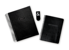 2027 Black Leather Look Daily Planner Basic Bundle
