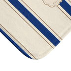 Le Bain Classic Striped Bath Mat, SEA BLUE,  French Bathroom Decor