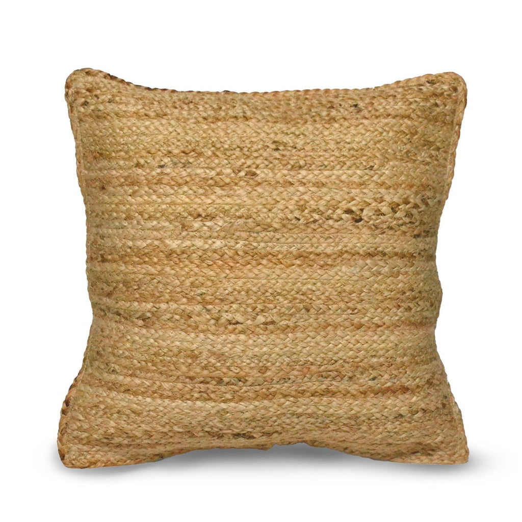 Natural Jute Braided Pillow Cover