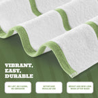 Oversized Cotton Striped Pool & Beach Towels – 3 Pack