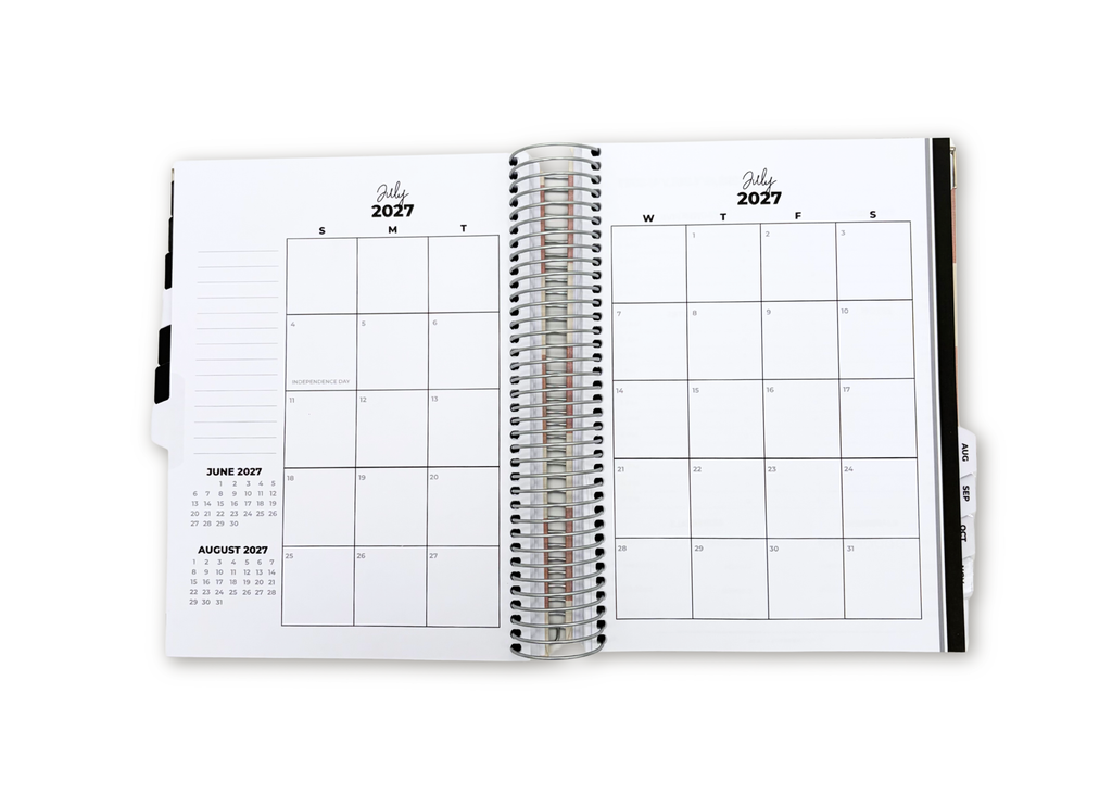 2027 Checkered Daily Planner