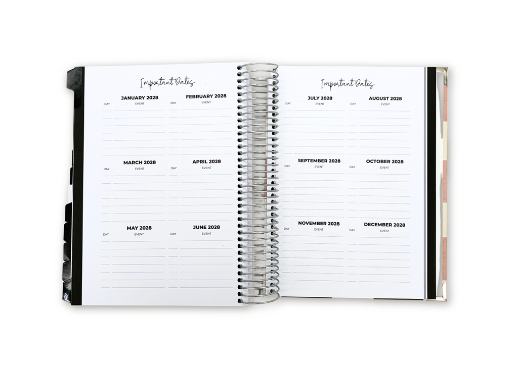 2027 Wildflower Daily Planner