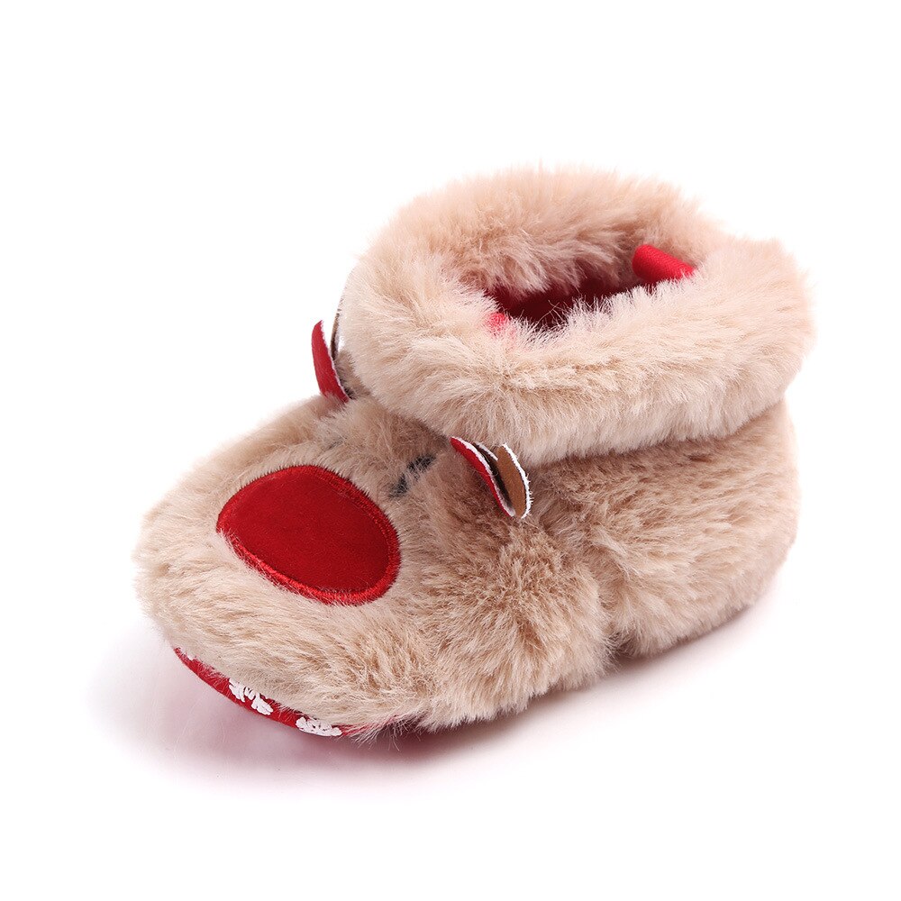 Warm Winter Baby Shoes – Elk First Walkers, 0–18 Months