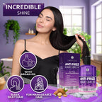 Anti Frizz Hair Serum for Frizzy Damaged Hair 8.45 Fl Oz Humidity Treatment Control Styling and Smoothing Products for Women and Men