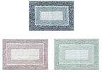 Fennco Styles Ultra-Soft Geometric Shag Rug – 16" x 24"