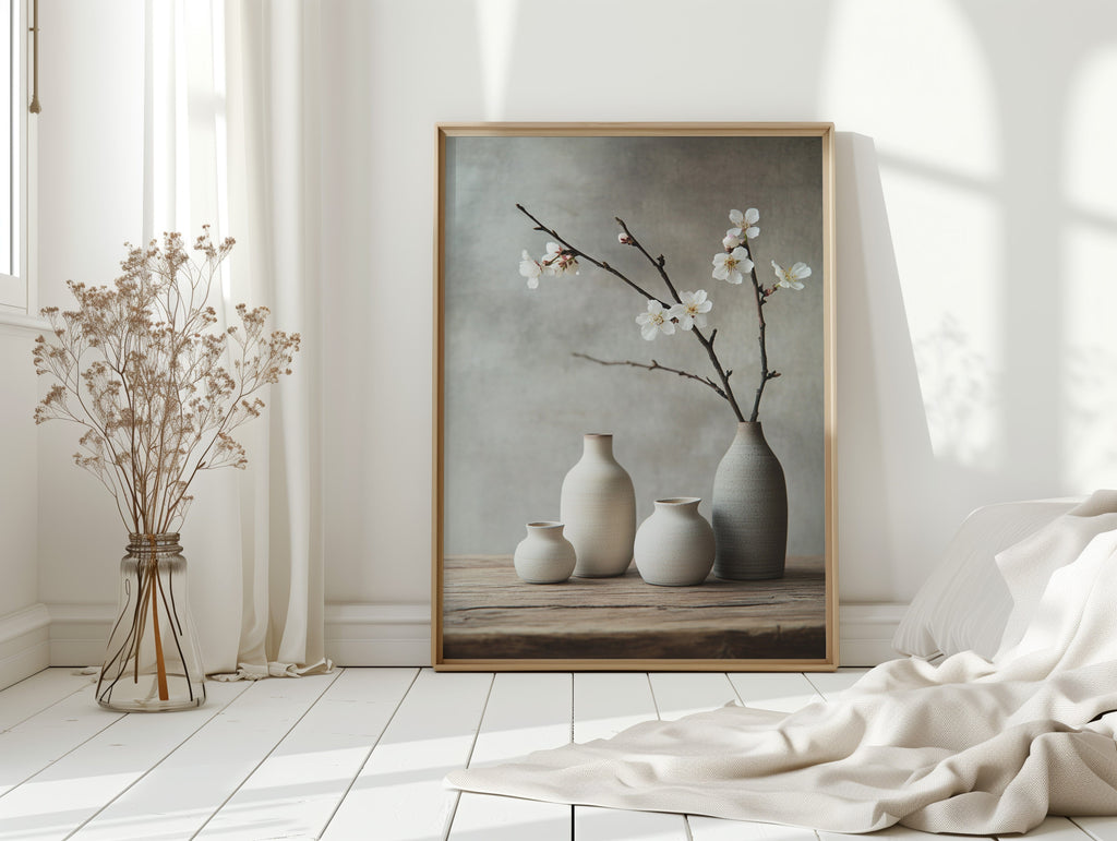 Japanese Zen Still Life Wall Art Print