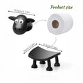 Sheep-Shaped Toilet Paper Holder – Decorative Bathroom Storage Rack