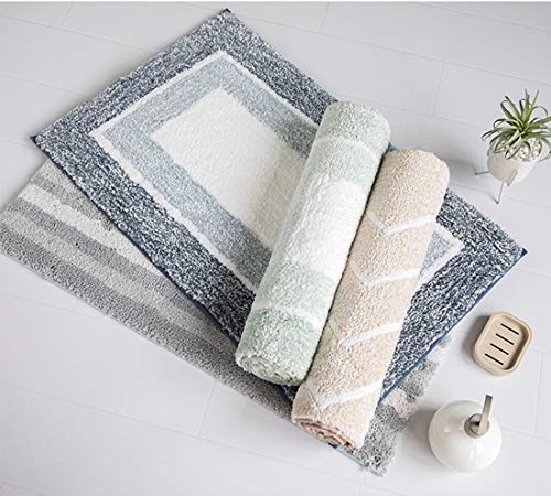 Fennco Styles Ultra-Soft Geometric Shag Rug – 16" x 24"