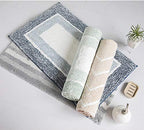 Fennco Styles Ultra-Soft Geometric Shag Rug – 16" x 24"