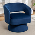Velvet 360° Swivel Barrel Accent Chair