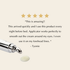 Cooling Depuffing Eye Cream with Massage Applicator