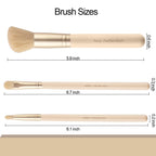 Real Perfection Makeup Brush Set 16 Pcs with 1 Eyebrow Razor Premium Synthetic Foundation Powder Concealers Eyeshadow Blush Makeup Brushes Make up Brushes Kit (Pink)