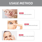 Retinol Eye Cream, Eye Skin Moisturizing Treatment Fade Fine Lines Dark Circles Elastic Firming Eye Cream