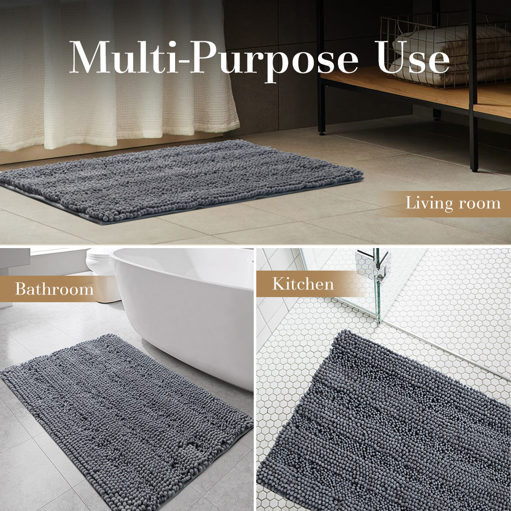 Kasentex Soft Absorbent Non-Slip Bath Rug
