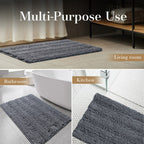 Kasentex Soft Absorbent Non-Slip Bath Rug