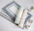 Fennco Styles Ultra-Soft Geometric Shag Rug – 16" x 24"