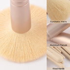 Real Perfection Makeup Brush Set 16 Pcs with 1 Eyebrow Razor Premium Synthetic Foundation Powder Concealers Eyeshadow Blush Makeup Brushes Make up Brushes Kit (Pink)