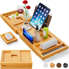 Expandable Bathtub Tray Caddy