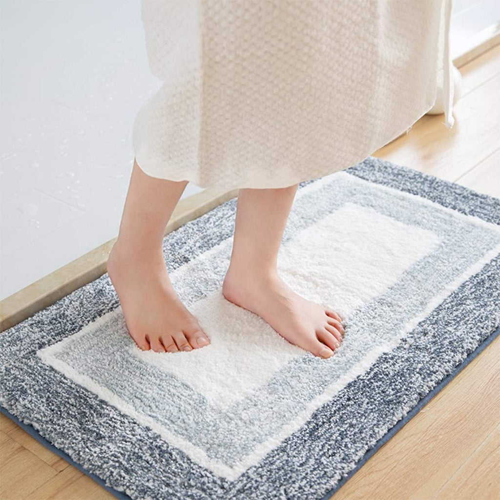 Fennco Styles Ultra-Soft Geometric Shag Rug – 16" x 24"