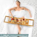 Expandable Bathtub Tray Caddy