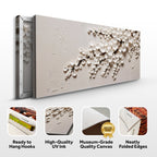 White Cherry Blossom Wall Art