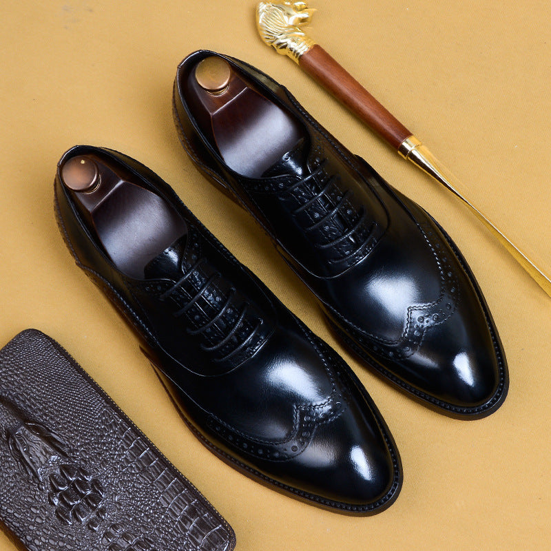 Men’s Genuine Leather Oxford Dress Shoes