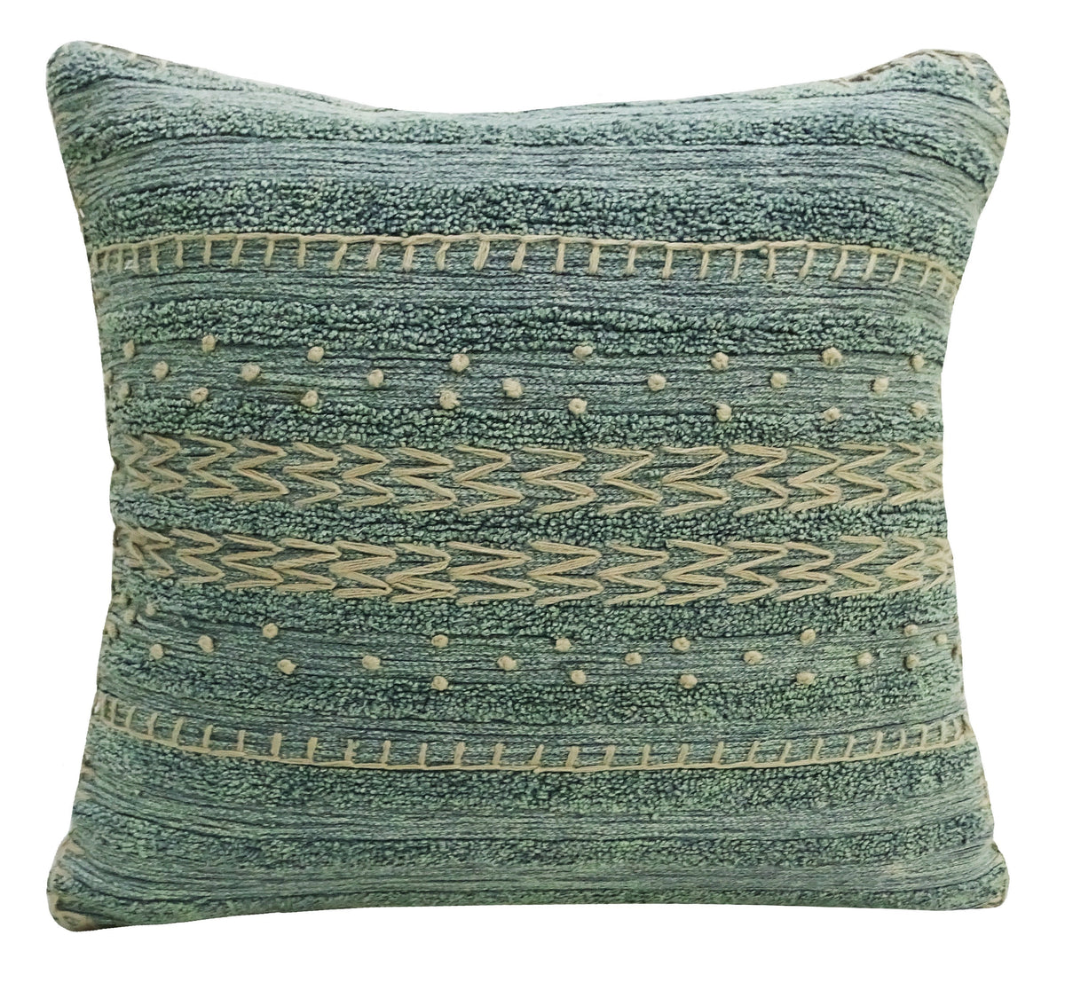 Embroidered Throw Pillow