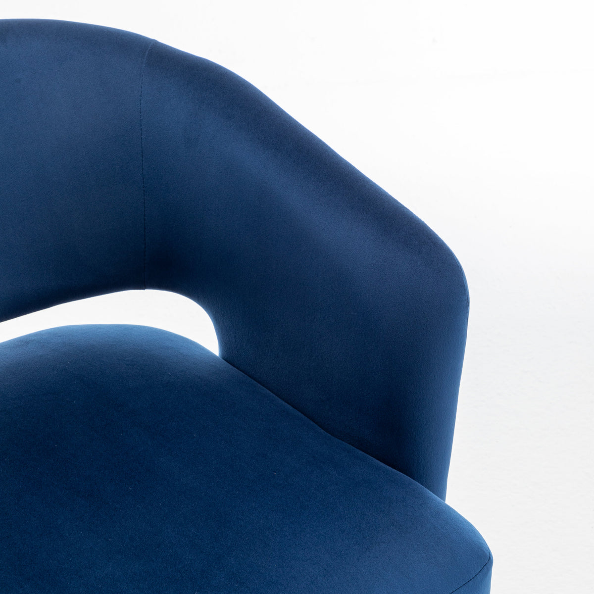 Velvet 360° Swivel Barrel Accent Chair