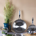 CRISTEL Castel'Pro® Luxury 8-Piece Stainless Steel Cookware Set