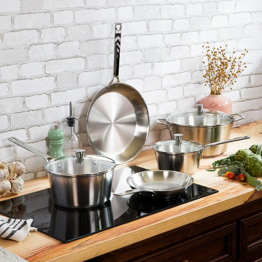 CRISTEL 1826® 8-Piece Stainless Steel Cookware Set