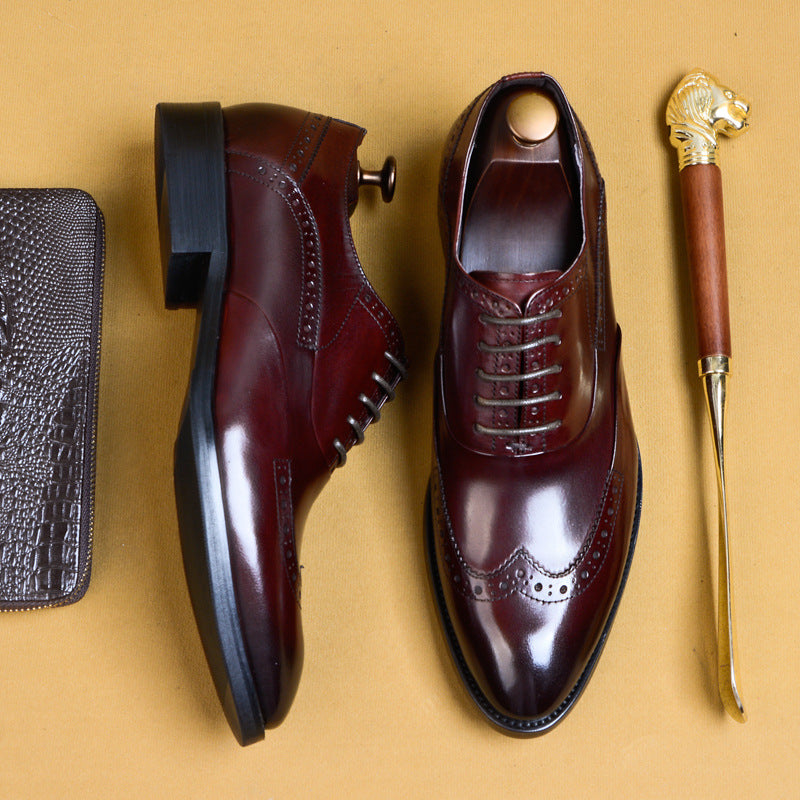 Men’s Genuine Leather Oxford Dress Shoes
