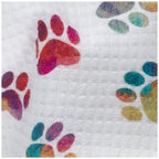 Rainbow Paw Print Kitchen Linens Set